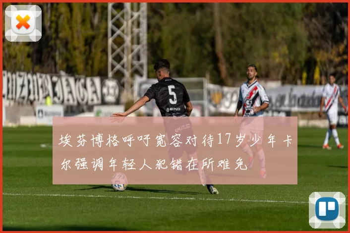 埃芬博格呼吁宽容对待17岁少年卡尔强调年轻人犯错在所难免
